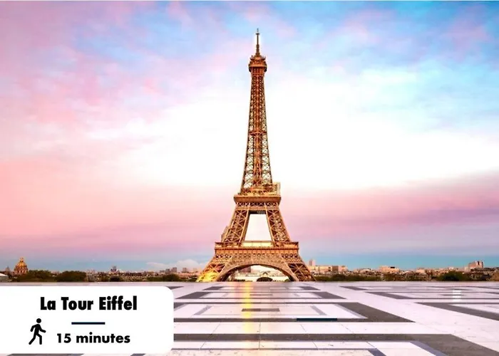 Sublime 2br 8p Near Eiffel Tower Lägenhet